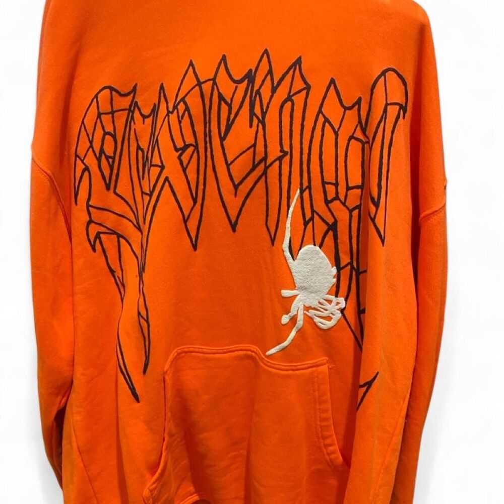 Revenge Men's Orange Hoodie